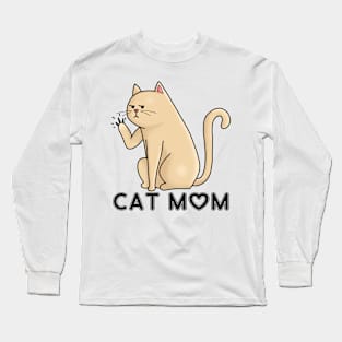 Cat mom Long Sleeve T-Shirt